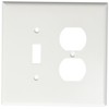 Cooper Wiring Devices 2148w-box 2 Gang Oversize Combination Wallplate