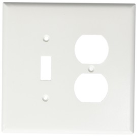 Cooper Wiring Devices 2148w-box 2 Gang Oversize Combination Wallplate
