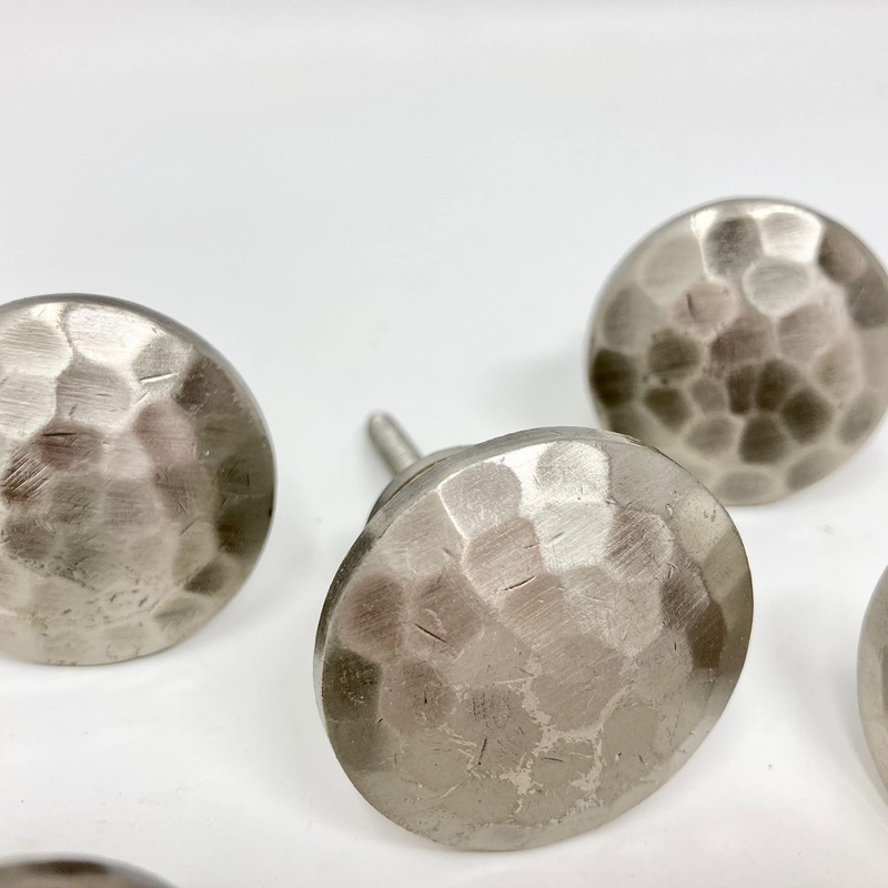 Hammered Antique Knob. Home Decor Drawer Pull (Antique Pewter)