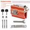 universal Tool Chainsaw Sharpening Jig Kit with Tungsten Burr and