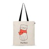 Eco Right Borsa Stoffa Shopper, Cotone Tote Bag, Borsa Donna,