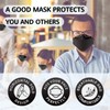 LEVENIS Face Masks 50 Pack, Breathable Comfortable and Disposable Mask,