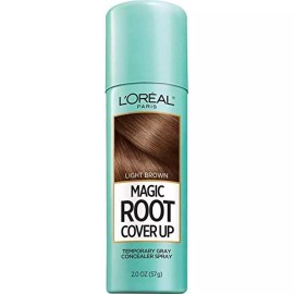 L'Oreal Paris Loreal Magic Root Cover Up Temporary Gray Concealer Spray 2oz. Choose Your Color - Light Brown