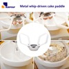 Cookie Paddles with Metal Whip Drive Compatible with Universal Mixers