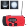 QQT088 ABS Solar Energy Emergency Multifunction Hand Crank Radio Support