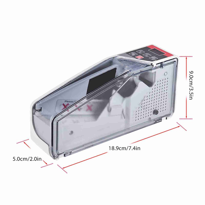 Portable Mini Handy Money Counter Worldwide Bill Cash Banknote Note