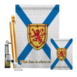 Canada Provinces Nova Scotia Garden House Flags Kit Regional Canadian Territories Region Country Particular Area Small Decorative Gift Yard Banner Made in USA 28 X 40