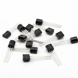 2N2222 Power Transistors, 75V 600mA NPN TO-92 Power General Purpose Transistors Kits, Pack of 30