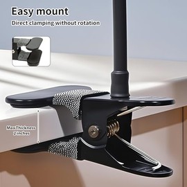 Soporte de teléfono de cuello de cisne para cama, soporte de teléfono de brazo largo flexible con clip para cama, escritorio, cabecero, mesita de noch