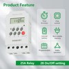 Wengart Timer KG316, AC230V 25A Weekly Programmable Timer, Automatic Turning