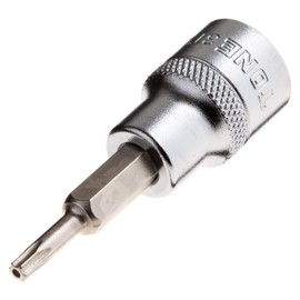 TONE Torx Socket (Anti-fiddling Type) 3TX-T15H Drive Angle 0.3 inches (9.5 mm) (3/8 ") T15H