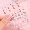 30 Sheets Easter Nail Art Stickers Cute Rabbit 3D Self-Adhesive