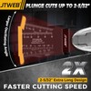 JTWEB 15PCS Titanium Oscillating Saw Blades, Multitool Blades Oscillating Tool