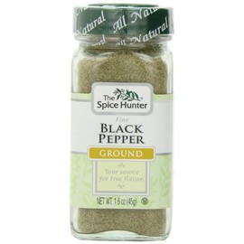 Spice Hunter The Pepper Black Fine Ground 1.6oz, Pepper Black Fine Ground, 1.6 Ounce