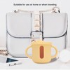 Silicone Sippy Cups Double Handles Lightweight Toddler Training Cup with