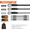 Ankle Resistance Bands with Cuffs, Ankle Bands for Working Out,