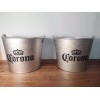 Corona Galvanized Beer Bucket - Corona Beer Bucket - Galvanized