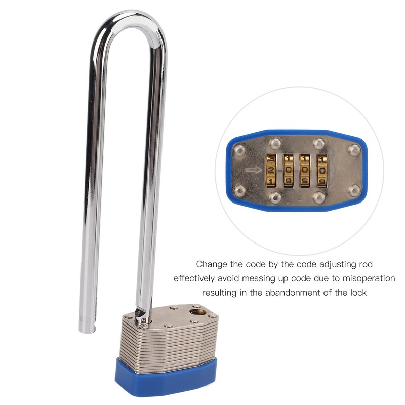 Extre Large 4 Digit Combination Laminated Padlocks Security Luggage Locks