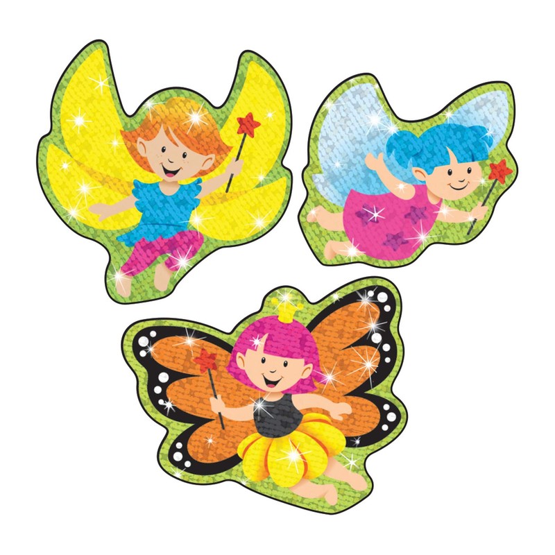 Trend T63360 Glitter Flittering Fairies 18 Pieces