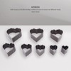 8pcs Leather Die Cutter Hollow Punching Tool High Carbon Steel