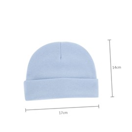 FOMIYES Newborn Hat Mittens Set Pcs Anti-Scratch Warm Hats Gloves Unisex Soft Stretchy Fit