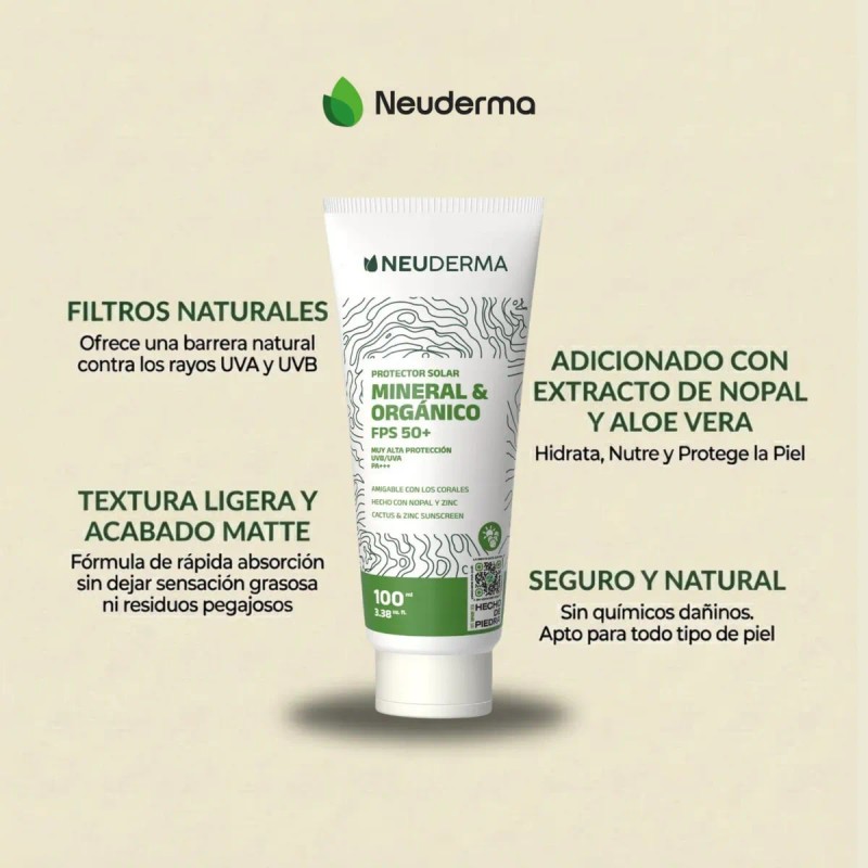 Kit Protector Solar Derma100 Mineral Fps50 100ml