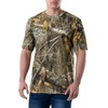 Realtree Men's 2 Pack Short Sleeve Performance Tees, Edge Camo,