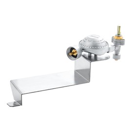 Grillflame 80476 Regulator Replacement Parts for Weber Q200 Q220 Series Gas Valve Grill Regulator Replacement Baby Q Series Q 200 Q 220 396000 396002 Steel Propane Regulator Assembly BBQ Accessories