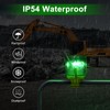 Aolyty Solar Strobe Warning Light IP54 Waterproof LED Flashing Safety