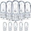 Honoson 1/4 Wedge Base 12V 5W Bulb Clear Krypton Light
