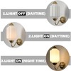 HYDELITE Vintage Gold Milk Glass Wall Sconce with White Pumpkin