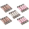 20 x Fuses Mixed Household Electrical Ceramic Domestic Mains Fuses