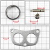 DNA Motoring GKT-A-2-DP-DNT-GPT-KIT Graphite Aluminum Gasket Plus Donut, Studs, Bolts