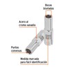 Truper D-1216-HL, Dado largos de 6 puntas std, 1/2", cuadro