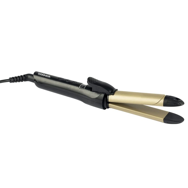 Curly Multifunctional Plate Ceramic Coated for Smooth and Wave-Shaped Quick