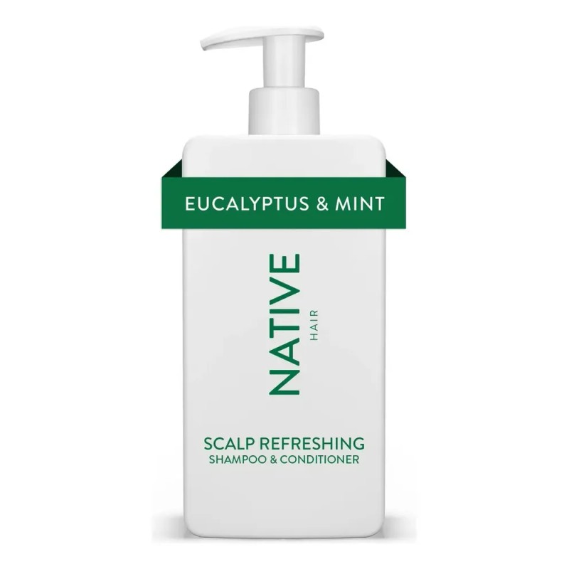 Shampoo Native Hair Vegano de Eucalyptus y Mint en Dosificador