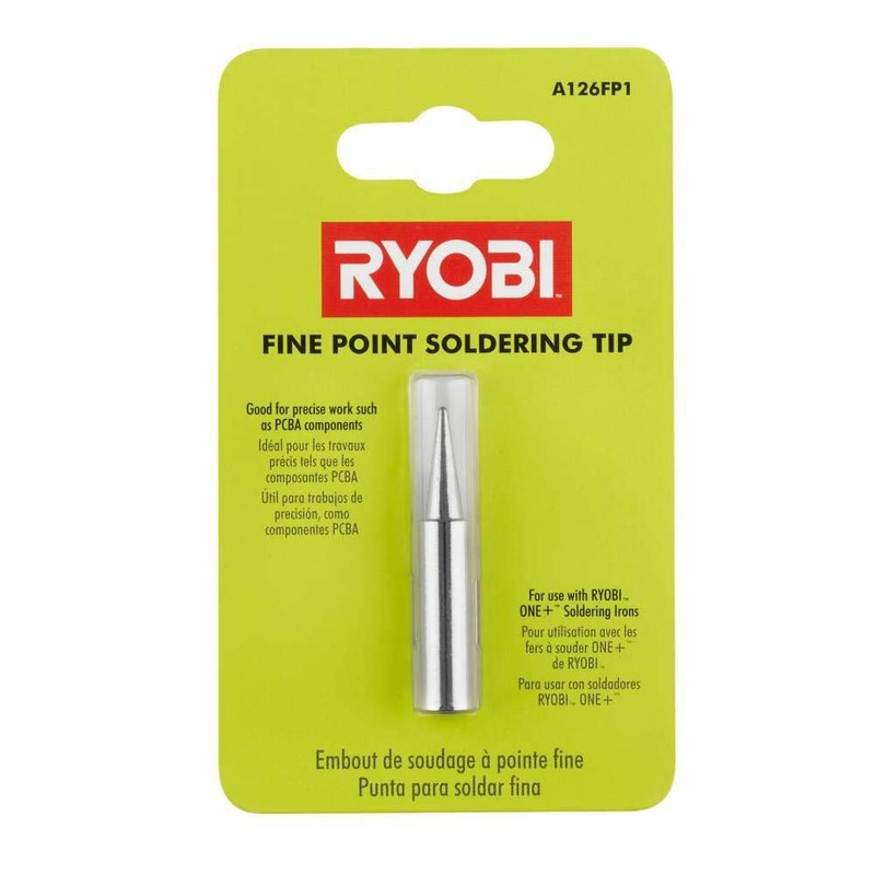 RYOBI A126FP1 Fine Point Soldering Tip for P3100 and P3105