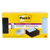 Post-it Note Dispenser, Modern Black, Pack Includes Dispenser and 3