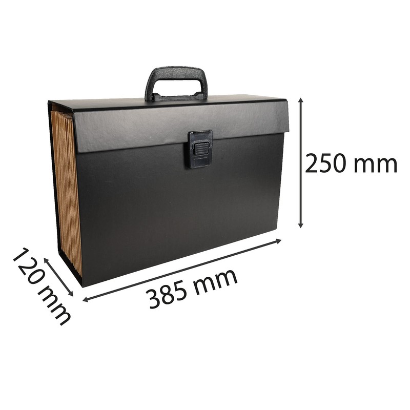 Exacompta - Ref 58421E - Multipart Expanding Case with Handle