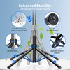 FOURPILLARS 68" Extendable Auto Face Tracking Tripod with Stand, 360°