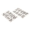 Words Clear Stamp Greeting Words Pattern Transparent Silicone Stamps for
