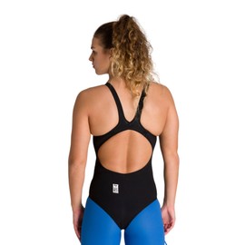 ARENA Women's Powerskin Carbon Duo Competition Racing Swimsuit, Black - Top, 24