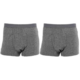 Boxer Shorts DX for Urine Leakage (Gray 2-Piece Set) M Size 29.9 - 33.1 inches (76 - 84 cm)
