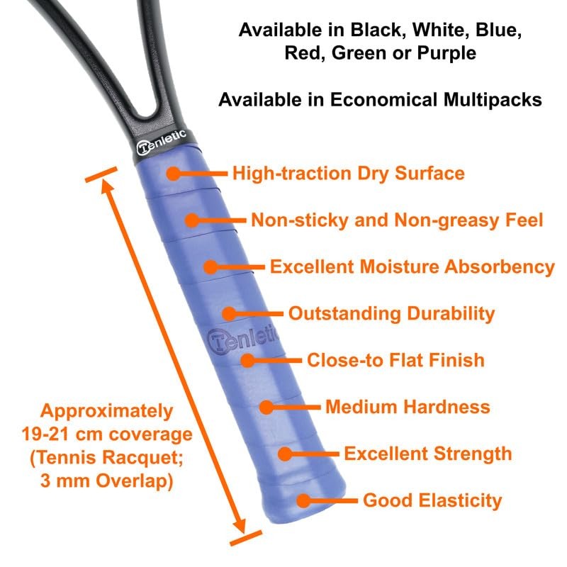 Tenletic Original PU Replacement Racket Grip Tape - 1.80 mm