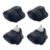 BIVIKEY 4PCS Walker Ski Glide Covers|Set Foldable Walker Accessories Easy-to-Remove