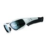 720armour B330-2-PCPL Matte Pearl White/Polarized Smoke Sports Sunglasses, Polarized Lens