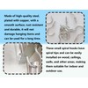 Lhbwhiz Pack of 100 Screw Hooks, 1/2 Inch Hooks, with