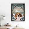 YEEIFFD 5D Diamond Art Smiling Beagle Life is Better with