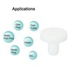MECCANIXITY Silicone Rubber Solid Plug Soft Flexible Stopper for 4.5-5mm