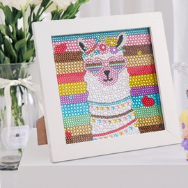 Lithyc Diamond Painting rür Children - Diamond Painting with Frame - Diamond Painting Set, Great Birthday Gift for Children and Adults, Beginners, Boys and Girls